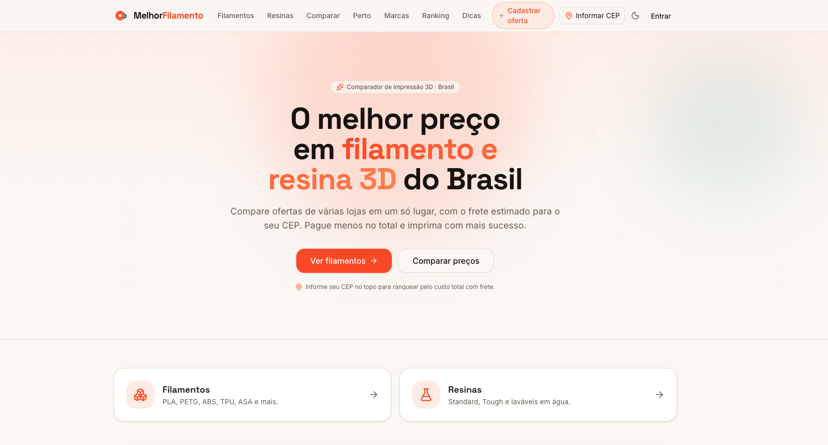 Melhor Filamento